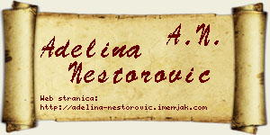 Adelina Nestorović vizit kartica